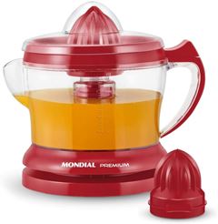 Espremedor de Frutas Mondial E-23 Elétrico - 25W Vermelho