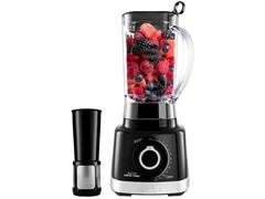 Liquidificador Britânia Fortis Turbo 3L 12 Vel Func Ice Pulsar Autolimp 1400W BLQ1300P Preto 127V