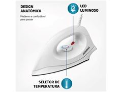 Ferro de Passar Roupa a Seco Mondial FSN-55-W - Branco