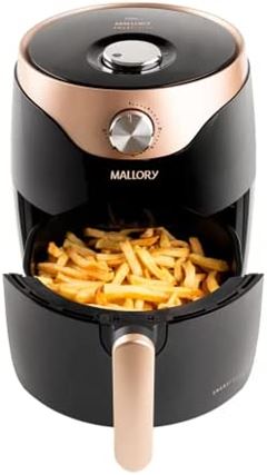 Fritadeira Elétrica sem Óleo/Air Fryer Mallory - Smart Fryer Preta  3L com Timer