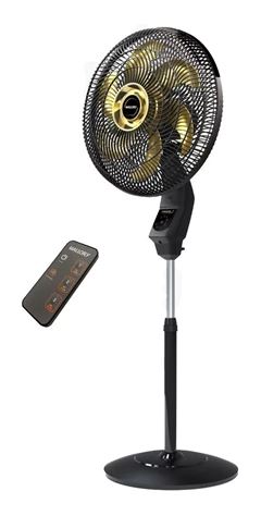 Ventilador de Coluna Mallory 40cm Chronos 6 pás c/ Controle Preto PR-DR B94401741 127V