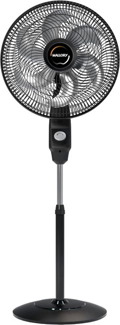 Ventilador de Coluna Mallory 40cm Eolo Preto Grafite 127V