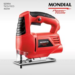 Serra Tico-Tico FST-03 da Mondial motor da ferramenta tem 450W  velocidade de 3.000 GPM