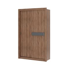Roupeiro Vivacce Carraro c/ 2 Portas de Correr Cor: Freijó c/ Cinza Alt: 210cm L:1305cm P: 52cm