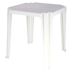 Mesa Quadrada Tambau Basic Polipropileno Branco