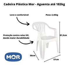 Poltrona Pl stica MOR em Polipropileno 100% virgem BCO