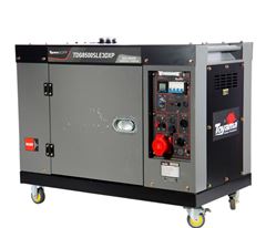 Gerador Toyama a Diesel TDG8500SLE3DXP Cabinado Part. Elétrica AVR Trifásico 220V 75 KVA