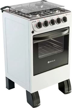 Fogão Braslar New Sirius Plus 4 Bocas MESA em INOX Cor: Branco Acend. Automático