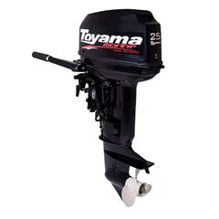 Motor de Popa TM25TS Toyama TM25TS - 2 tempos - rabeta curta - com marcha - tq 2 24L 25 HP