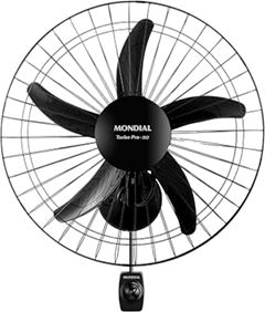 Ventilador de Parede Mondial 50cm Turbo Pro 5 Pás Preto NVP-PRO-50 150W 110V