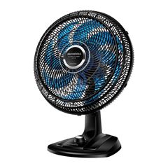 Ventilador de Mesa Mondial 40cm Super Turbo 8 Pás Preto VTX-40 CRYSTAL 140W 110V