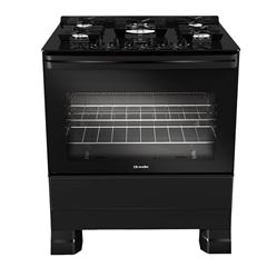 Fogão mueller 5 bocas MFV5BF Acend. Automático preto fosco