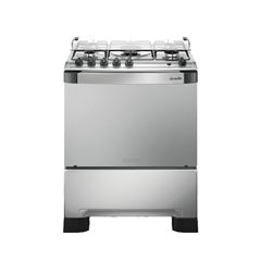 FogÆo muller 5 bocas G3 inox tripla chama Acend. Autom tico