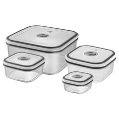 Kit Potes 4 unidades de potes hermetico plastico