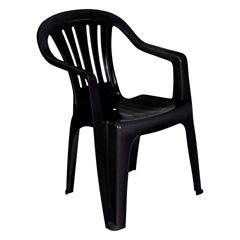 Poltrona Pl stica MOR em Polipropileno 100% virgem PRETA