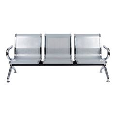 CADEIRA P/RECEP 3 LUG CINZA S/BRACO GRIS 9455