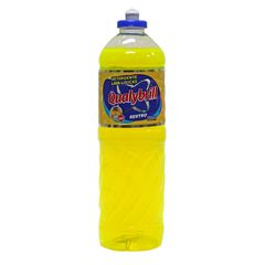 DETERGENTE LAVA LOUÇAS QUALYBRILL CX 12X500ML NEUTRO AMARELO