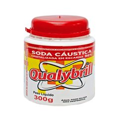 SODA CAUSTICA QUALYBRILL CX 12X300G ESCAMA 15021