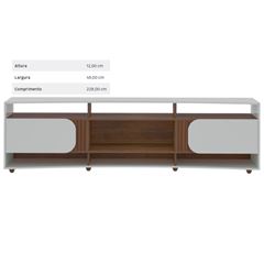 RACK ARTELY ELEGANCE II COR OFF WHITE C PINHO RIPADO 004501