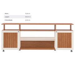 RACK ARTELY IPANEMA COR CINAMOMO C OFF WHITE 004698