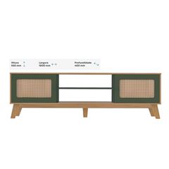 RACK ARTELY CHARLOTTE COR CARVALHO C MENTA 004534