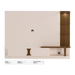 PAINEL ARTELY TORONTO COR OFF WHITE C PINHO RIPADO 004530