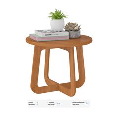 MESA CENTRO ARTELY JASMIN COR CINAMOMO 004670